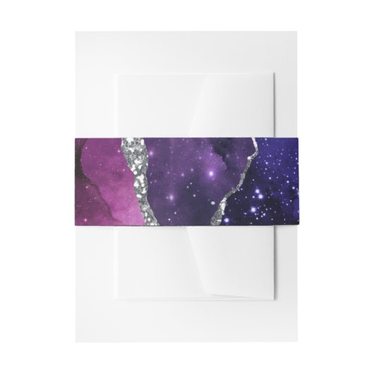 Galaxy Agate Serie Design 23  Uitnodigingen Wikkel (Voorkant Voorbeeld)