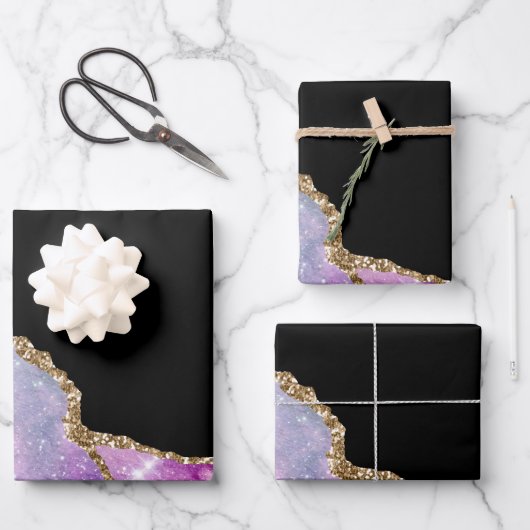 Galaxy Agate Serie Design 2  Inpakpapier Vel (Voorkant)