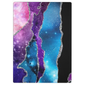 Galaxy Agate Serie Design 7  Klembord (Achterkant)
