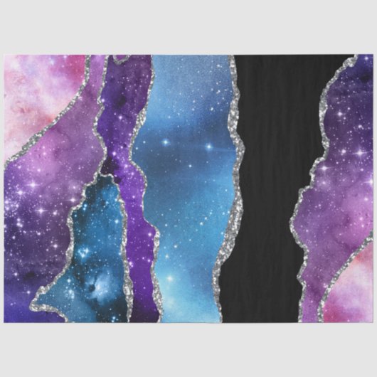 Galaxy Agate Serie Design 7 Tissuepapier (Voorkant)