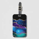 Galaxy Agate Serie Ontwerp 13 Bagagelabel (Voorkant (verticaal))