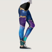 Galaxy Agate Serie Ontwerp 13 Leggings (Rechts)