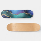 Galaxy Agate Serie Ontwerp 13   Persoonlijk Skateboard (Horizontaal)
