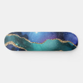 Galaxy Agate Serie Ontwerp 13   Persoonlijk Skateboard (Horizontaal)