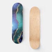 Galaxy Agate Serie Ontwerp 13   Persoonlijk Skateboard (Voorkant)