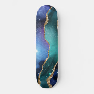 Galaxy Agate Serie Ontwerp 13   Persoonlijk Skateboard