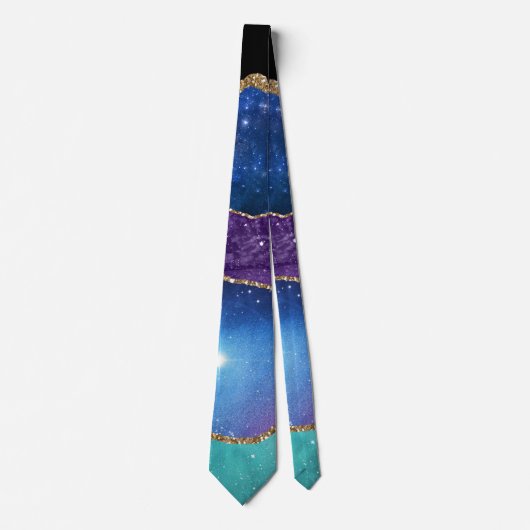 Galaxy Agate Serie Ontwerp 13   Stropdas (Voorkant)