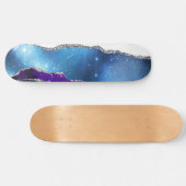 Galaxy Agate Serie Ontwerp 16 Skateboard (Horizontaal)