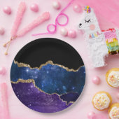 Galaxy Agate Serie Ontwerp 1 Papieren Bordje (Feest)