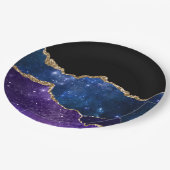 Galaxy Agate Serie Ontwerp 1 Papieren Bordje (Gekanteld)