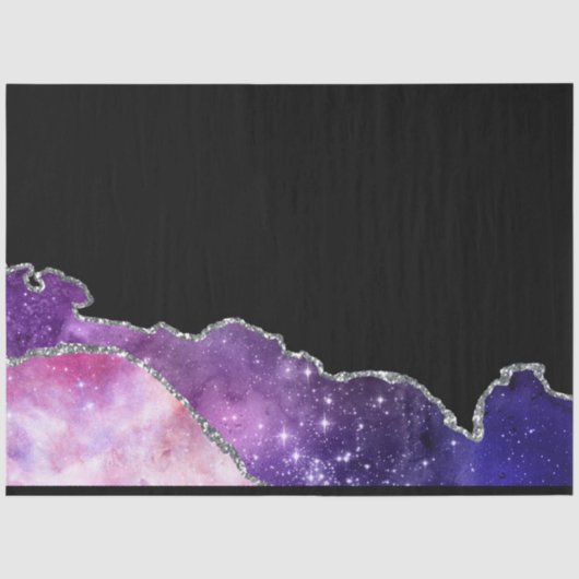 Galaxy Agate Serie Ontwerp 20 Tissuepapier (Voorkant)