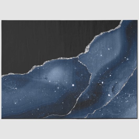 Galaxy Agate Serie Ontwerp 21 Tissuepapier (Voorkant)