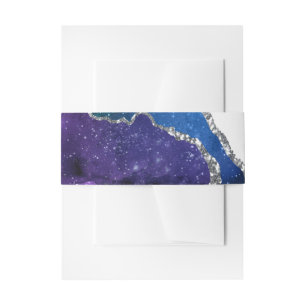Galaxy Agate Serie Ontwerp 23   Uitnodigingen Wikkel