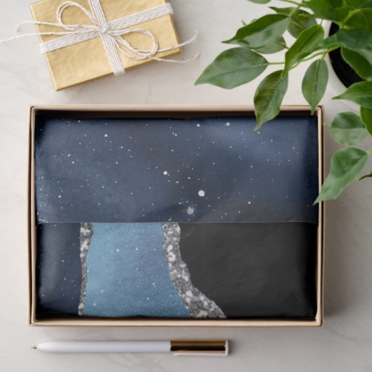 Galaxy Agate serie ontwerp 8 tissuepapier (Geschenk)