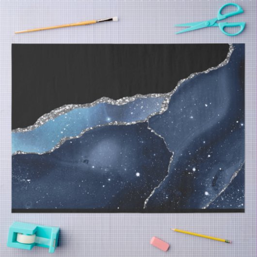 Galaxy Agate serie ontwerp 8 tissuepapier (Craft)