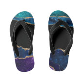 Galaxy Agate Series Design 10 Kinder Teenslippers (Voetbed)