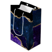 Galaxy Agate Series Design 10 Medium Cadeauzakje (Voorkant Gekanteld)