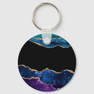 Galaxy Agate Series Design 10 Sleutelhanger