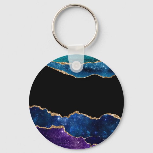Galaxy Agate Series Design 10 Sleutelhanger (Voorkant)