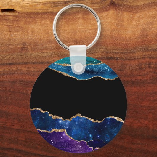 Galaxy Agate Series Design 10 Sleutelhanger (Voorkant)