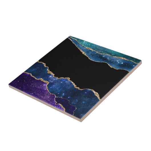 Galaxy Agate Series Design 10 Tegeltje (Zijkant)