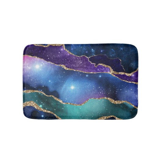 Galaxy Agate Series Design 13  Badmat (Voorkant)