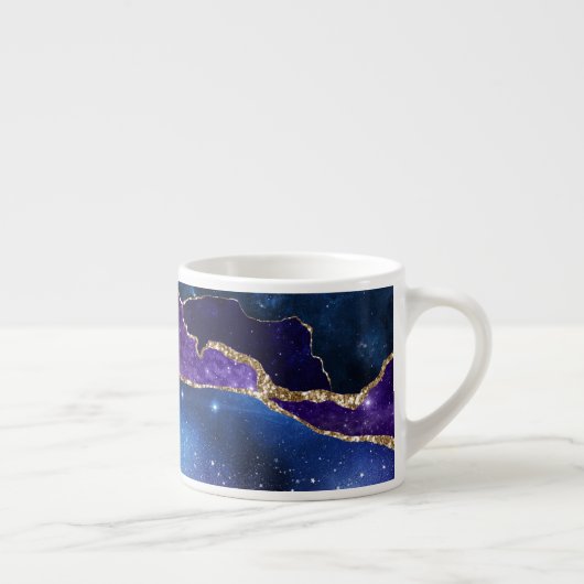 Galaxy Agate Series Design 13 Espresso Kop (Rechts)
