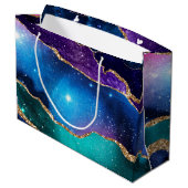 Galaxy Agate Series Design 13 Groot Cadeauzakje (Achterkant Gekanteld)