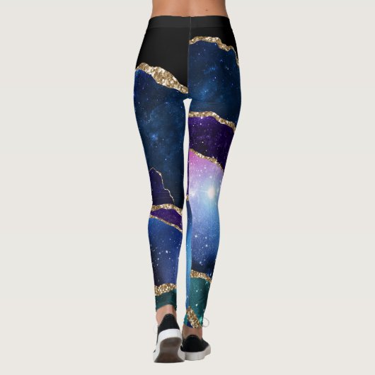 Galaxy Agate Series Design 13 Leggings (Achterkant)