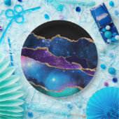 Galaxy Agate Series Design 13 Papieren Bordje (Feest)