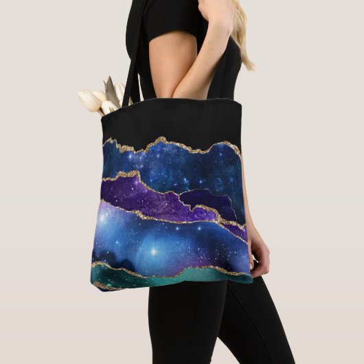 Galaxy Agate Series Design 13 Tote Bag (Dichtbij)