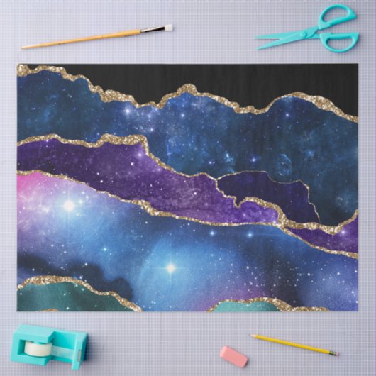 Galaxy Agate Series Design 14 Tissuepapier (Craft)