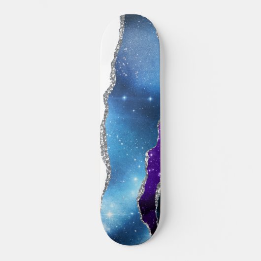 Galaxy Agate Series Design 16 Skateboard (Voorkant)