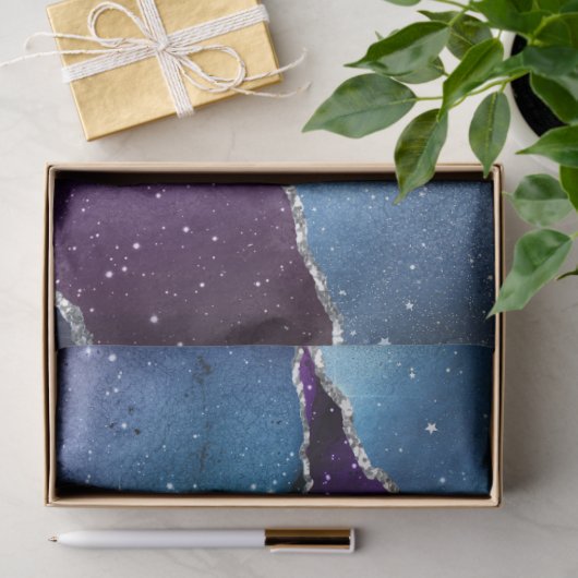 Galaxy Agate Series Design 16 Tissuepapier (Geschenk)