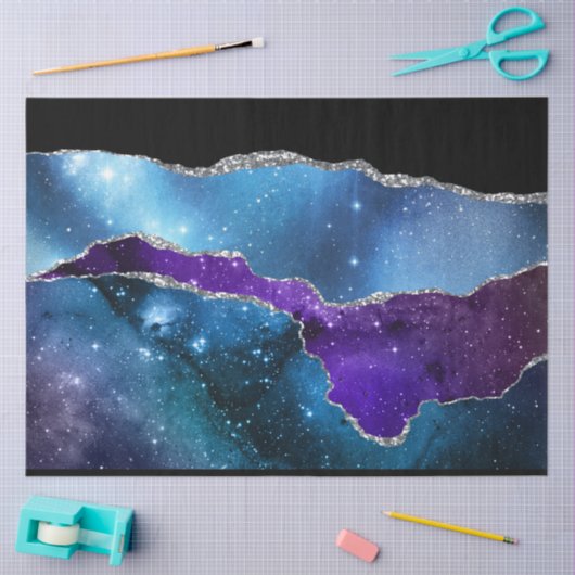 Galaxy Agate Series Design 16 Tissuepapier (Craft)