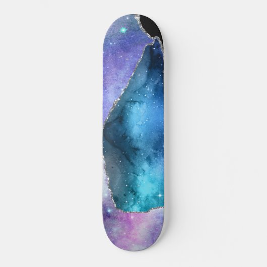 Galaxy Agate Series Design 17 Persoonlijk Skateboard (Voorkant)