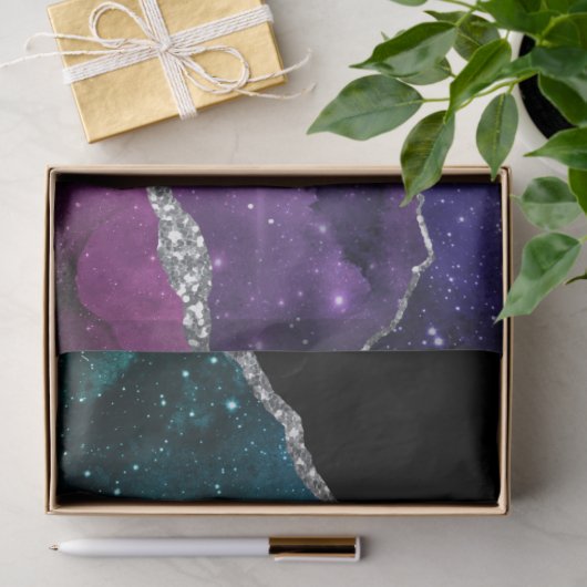 Galaxy Agate Series Design 23-weefselpapier Tissuepapier (Geschenk)