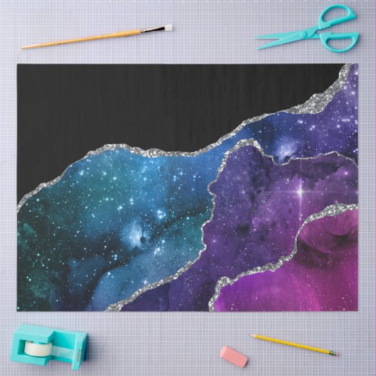 Galaxy Agate Series Design 23-weefselpapier Tissuepapier (Craft)