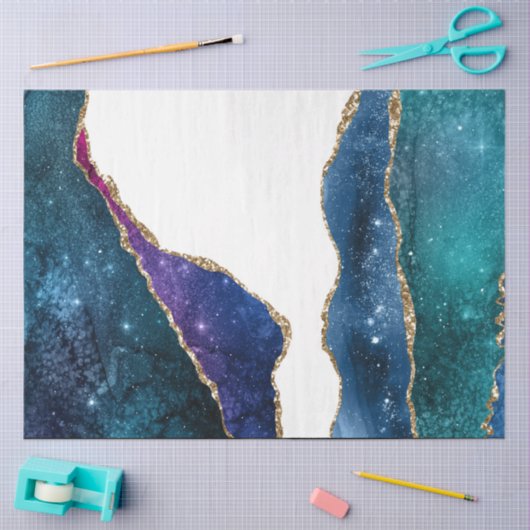 Galaxy Agate Series Design 3 Tissuepapier (Craft)