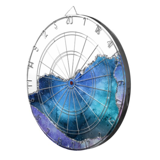 Galaxy Agate Series Design 4 Dartbord (Voorkant Rechts)