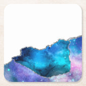 Galaxy Agate Series Design 4 Kartonnen Onderzetters (Voorkant)