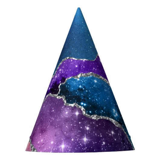 Galaxy Agate Series Design 7 Feesthoedjes (Voorkant)