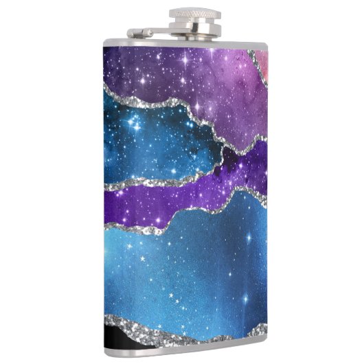 Galaxy Agate Series Design 7 Flask Heupfles (Rechts)
