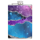 Galaxy Agate Series Design 7 Flask Heupfles (Voorkant)