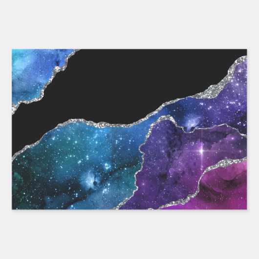 Galaxy Agate Series Design 9 Inpakpapier Vel (Voorkant 3)