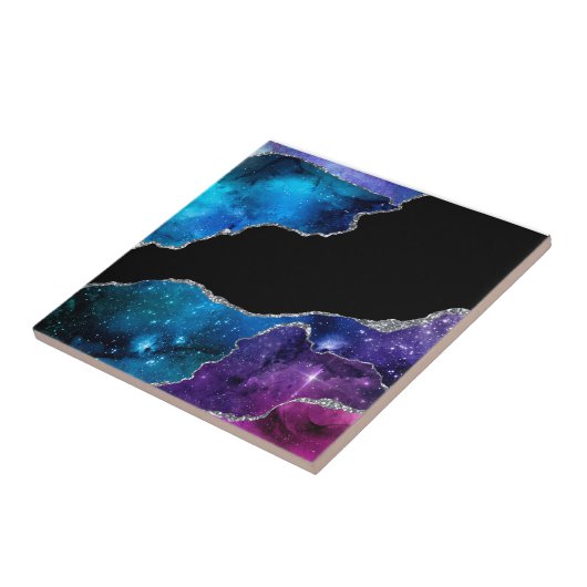 Galaxy Agate Series Design 9 Tegeltje (Zijkant)