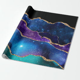 Galaxy Agate Steen Cadeaupapier