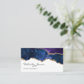 Galaxy Agate Steen Visitekaartje (Staand voorkant)