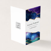 Galaxy Agate Stone Visitekaartje