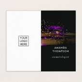 Galaxy Agate Stone Visitekaartje (Buitenkant ongevouwen)